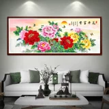 Цветочная цветущая насыщенная вышивка 2023 Новая линейная вышивка гостиная ручная вышивка