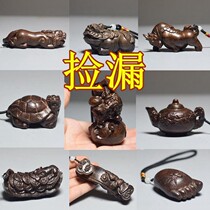 Vietnam Shen Wood Sculptures Play a Solid Wood Play Dragon Hulu Hulu Handick Piece Craft