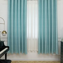 Simple curtains finished window rental dormitory cheap half-shaded short curtain curtain curtain cloth