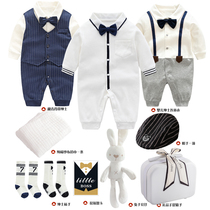 Newborn baby gift box clothes set male baby full moon clothes 100 days first birthday meet and send gifts supplies