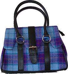 Баррет материал 正品harris tweed哈里斯粗花呢布料天蓝格纹diy服饰箱包配饰