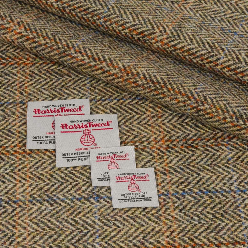 Authentic Harris Tweed Harris Tweed Khaki Herringbone Plaid Clothing Luggage Accessories Fabric Authentic Harris Tweed Harris Tweed Khaki Herringbone Plaid Clothing Luggage Accessories Fabric