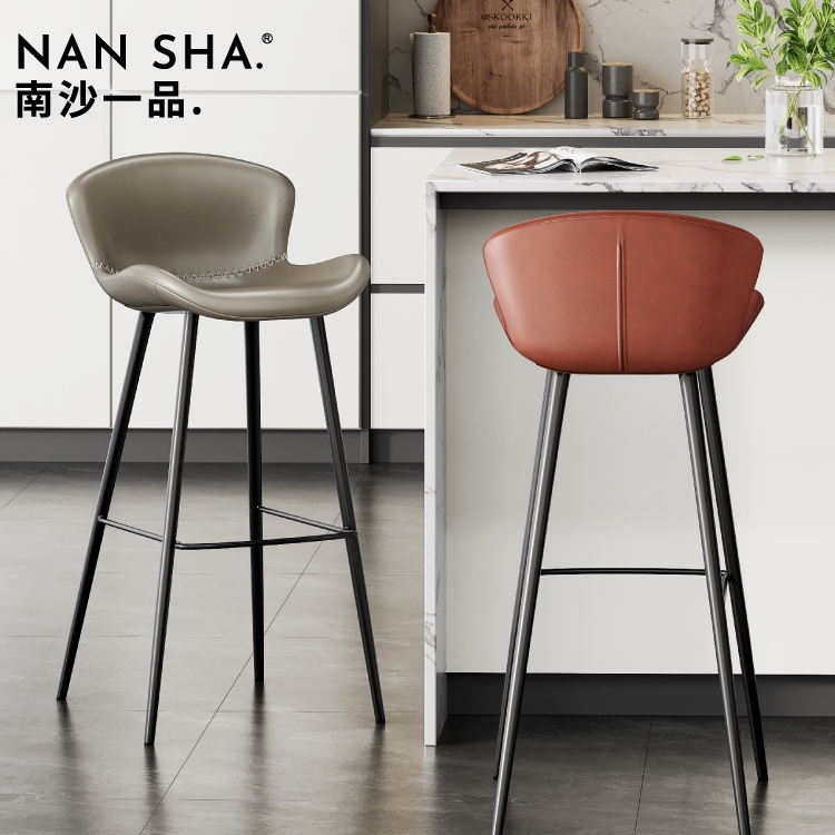 Bar Stool with a Light Luxury Feel, High-End Bar Stool, High Chair with Backrest, High Stool for Home Use, Island Chair, Bar Chair Bar Stool with a Light Luxury Feel, High-End Bar Stool, High Chair with Backrest, High Stool for Home Use, Island Chair, Bar Chair