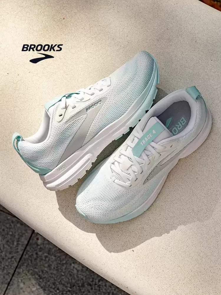 Brooks trace 4 track shock absorbing running shoes men's running junior high school youth women's sports cushioning