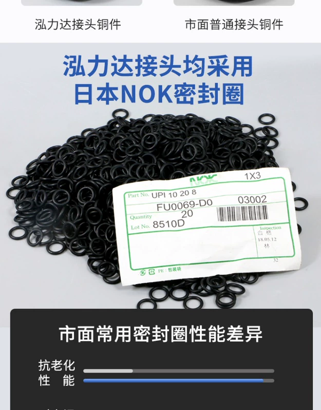 dau noi khi nen HOLID trắng PU ống khí nén nhanh chóng cắm kết nối hai chiều thẳng qua đường kính biến PU/PG/PV4/6/8/10/12MM nối khí nén đầu nối nhanh dây hơi khí nén