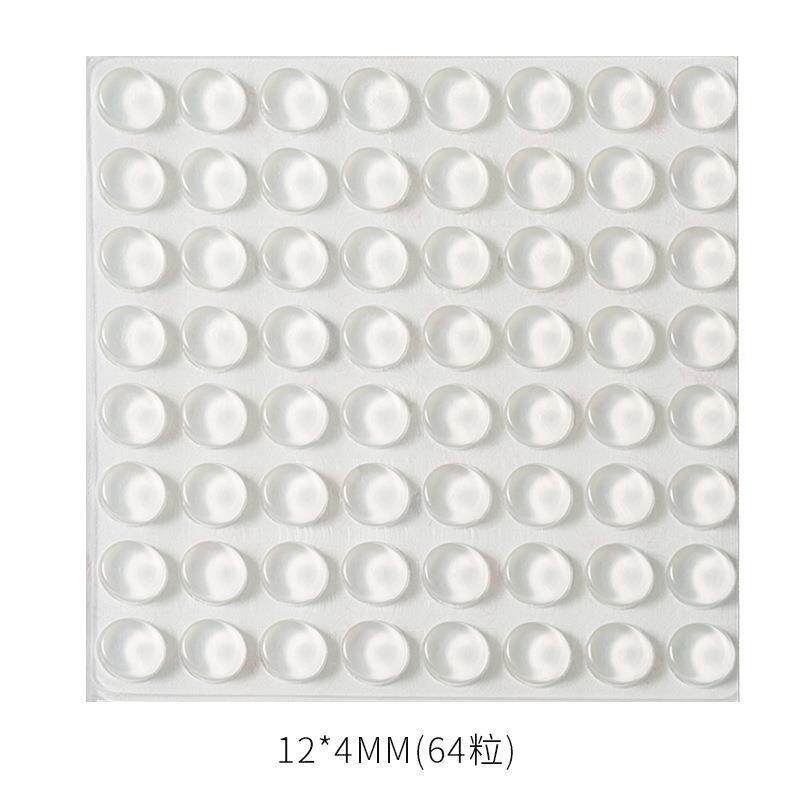 Silicone anti-crash patch Home door handle cushion door rear cabinet door anti-bump grain wall stickler Anti-collision theorist door sticker