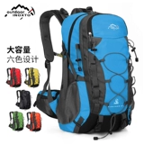 INOXTO Вместительный и большой рюкзак для скалозалания, водонепроницаемая износостойкая спортивная сумка для путешествий подходит для пеших прогулок