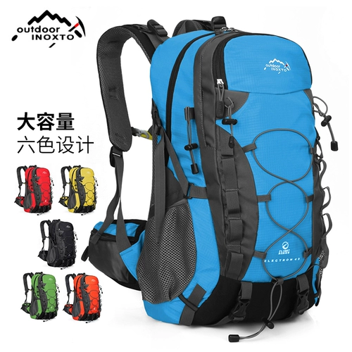 INOXTO Вместительный и большой рюкзак для скалозалания, водонепроницаемая износостойкая спортивная сумка для путешествий подходит для пеших прогулок, 40