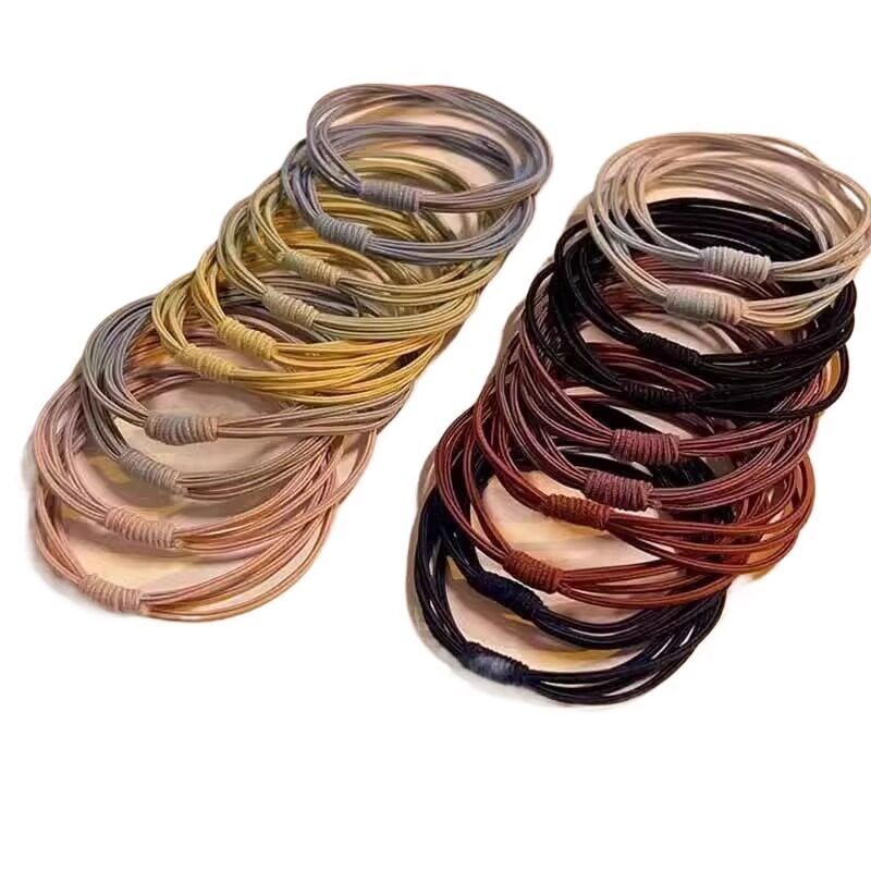 High-Elasticity Hair Ties for Girls to Tie Their Hair into Ponytails, Durable and Beautiful Hair Ties, Four-In-One Hair Ties, Hair Accessories