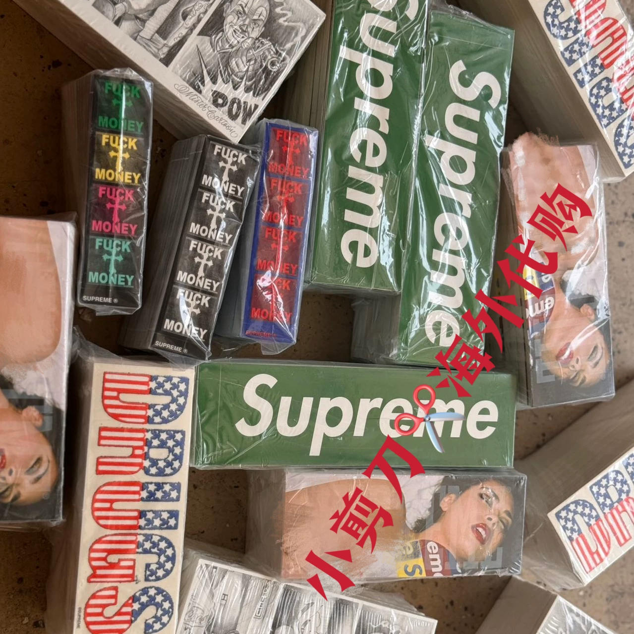 Spot Supreme fw24 sticker sticker collection