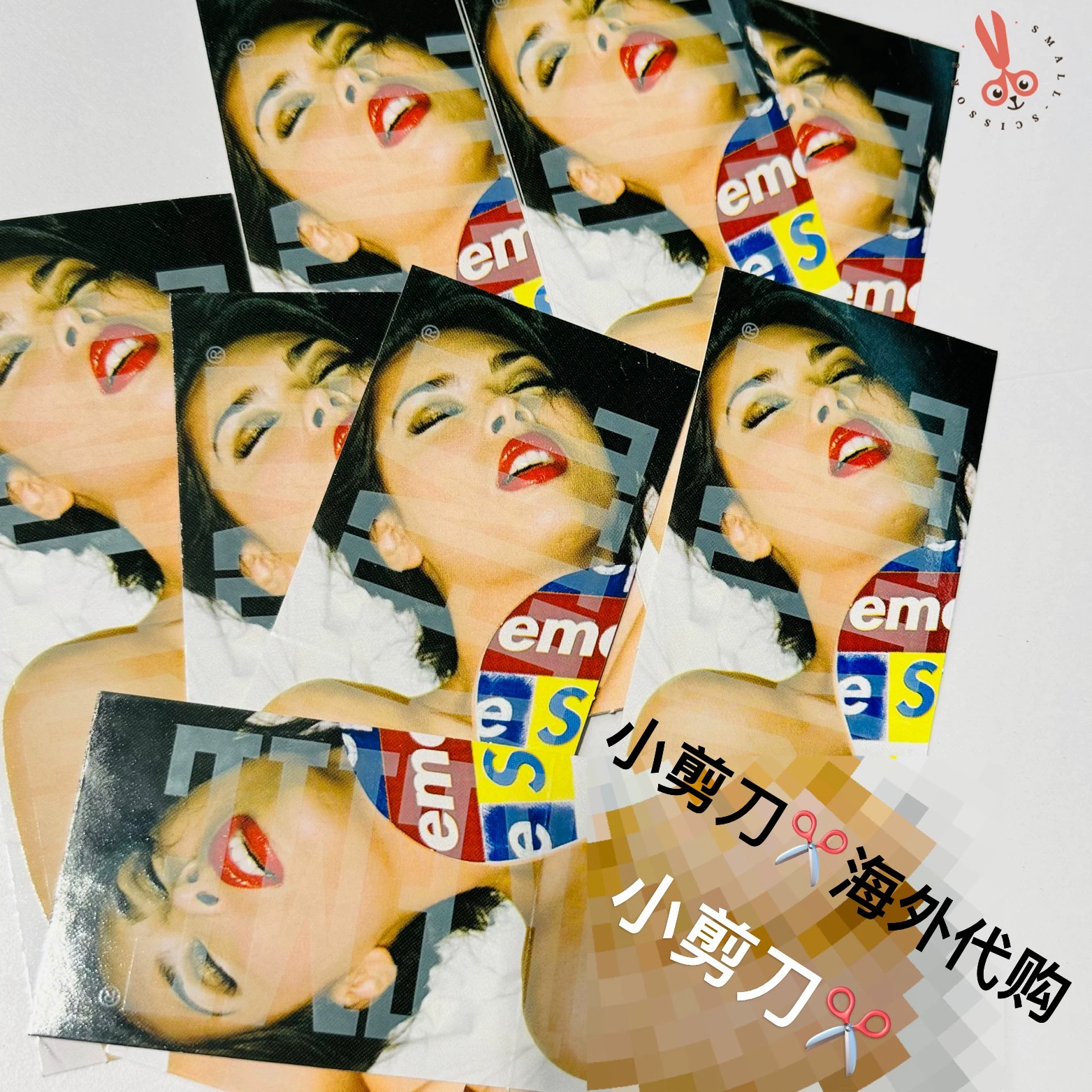 Spot Supreme fw24 sticker sticker collection