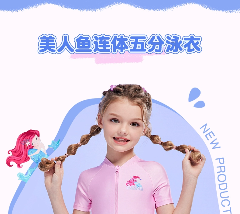 quần bơi trẻ con Đồ bơi trẻ em Zhouke dành cho bé gái, trẻ trung và lớn hơn 2024 Đồ bơi một mảnh chống nắng chuyên nghiệp mới dành cho trẻ em hình ảnh đồ bơi trẻ em đồ bơi bé trai 7 tuổi