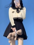 川田晴子 Студенческая юбка в складку, летний японский оригинальный комплект, короткий рукав, подходит для подростков