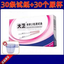 David LH Female Woman Ovulation Detection Test Strips 10-10 Urine Cups Disposable with a simple and convenient self-check