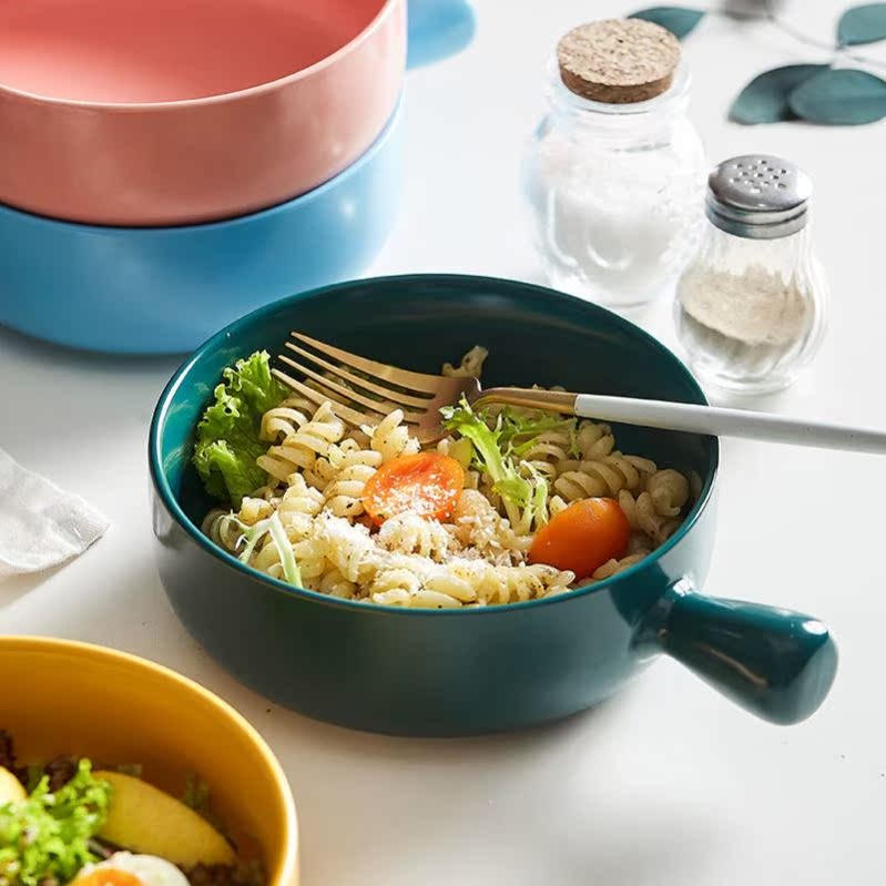 Baking Pan Ceramic Oven Tray Home Microwave Oven Special Baking Pan Baking Rectangular Creative Mesh Red Cheese Baking Dinner