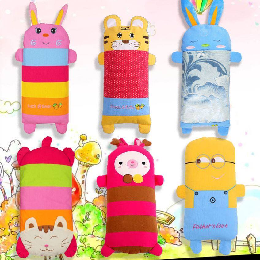 Baby pillow Rabbit baby lengthened stereotype buckwheat pillow core Kindergarten 5 All cotton pillowcase 0-1-3-6 year old Child pillows
