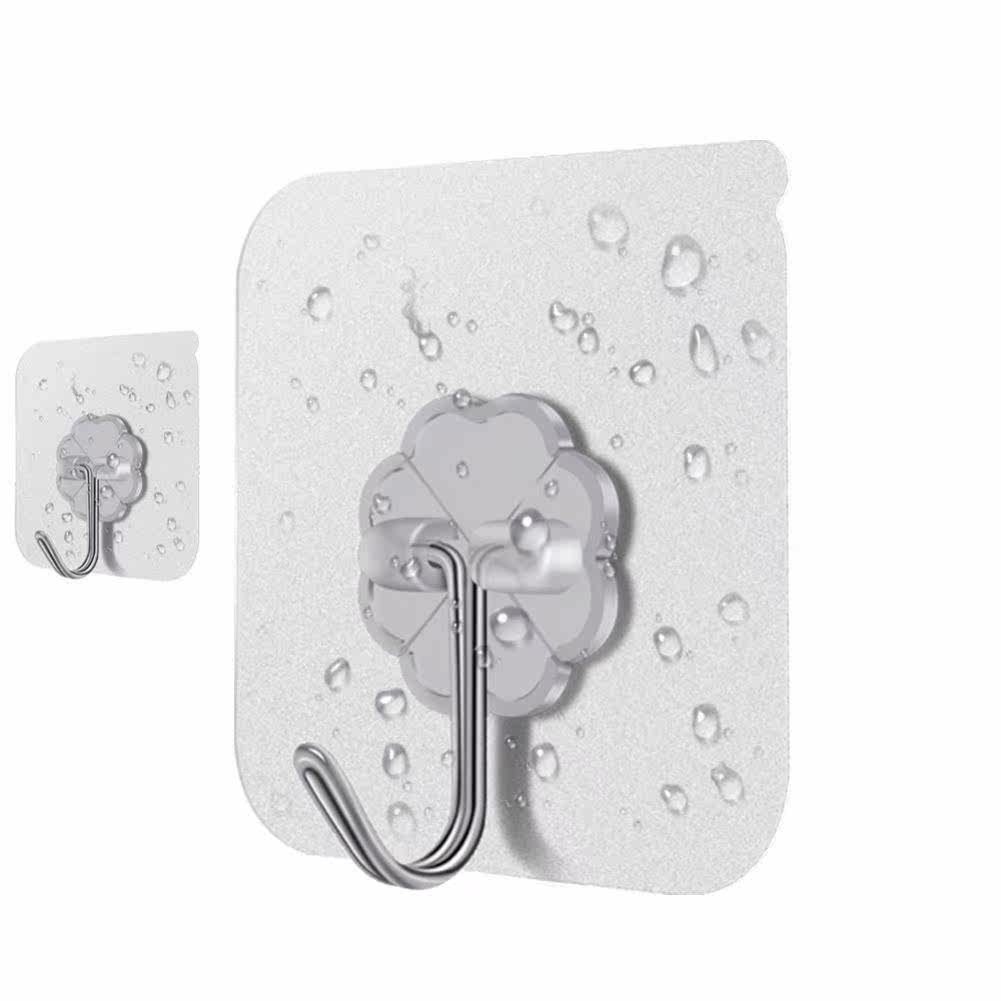 Household strong load-bearing hook without punching no trace viscose clothes hook porch living room door rear wall-mounted shelf