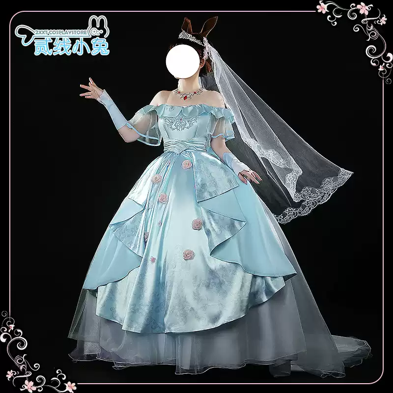 二线小兔赛马娘cos服大和赤骥新衣服花嫁cosplay服装全套