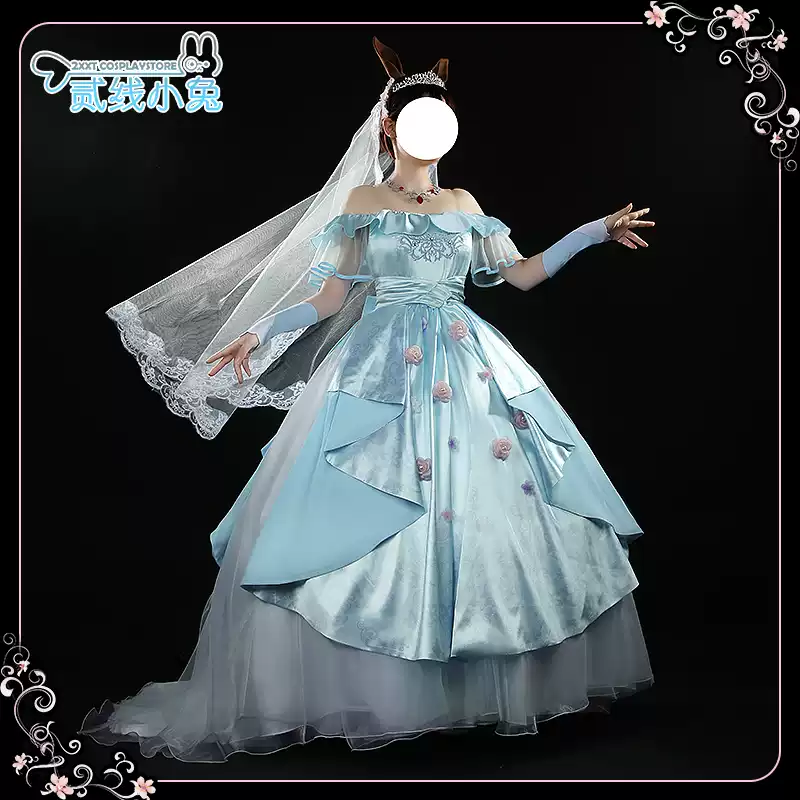 二线小兔赛马娘cos服大和赤骥新衣服花嫁cosplay服装全套