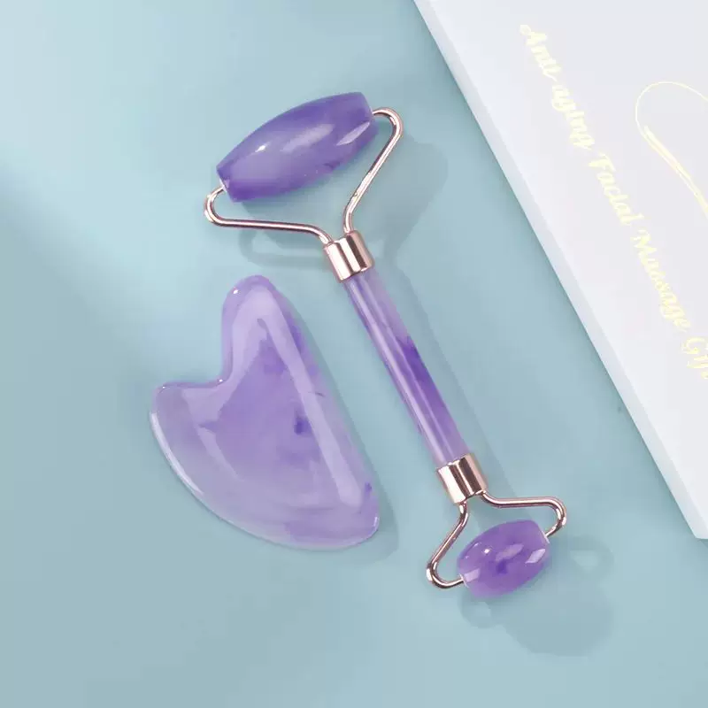 Пластина для массажа Gua Sha для шеи, массажер против морщин, инструмент для лица