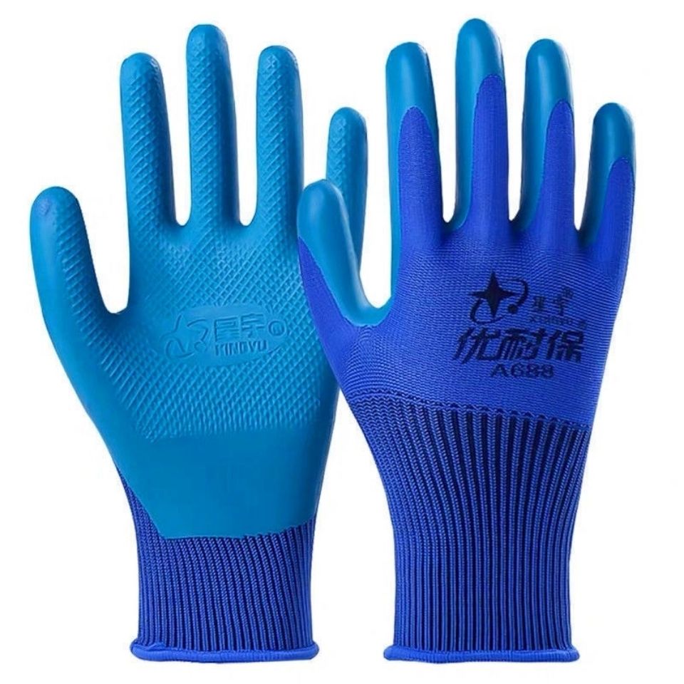 German import starlet Uber resistant gloves A688 Lauprotect gloves soaked with rubber abrasion resistant gloves anti-slip rubber