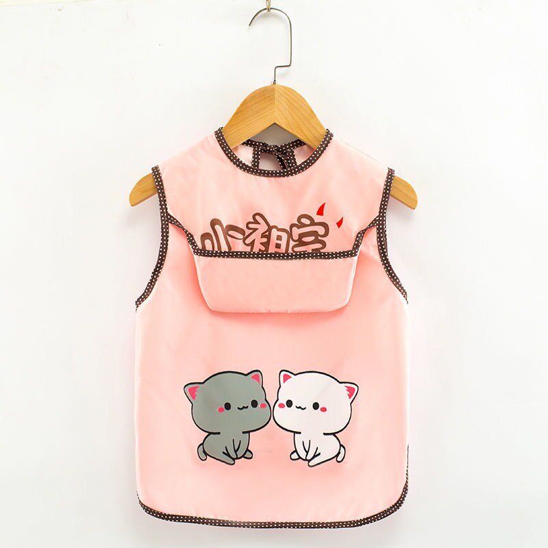 Baby eating bibs waterproof children's bibs spring, summer and autumn infant food eating bibs men and women apron reverse dressing