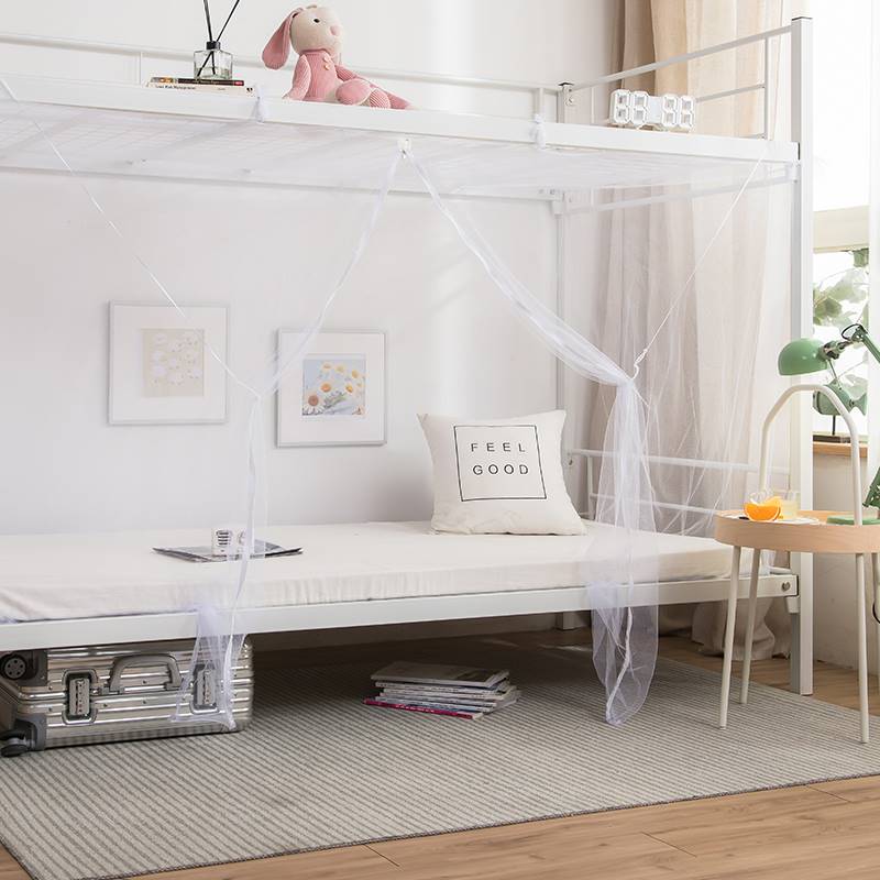 2022 New university student dormitory bed on beds with a bedroom with a single bedhouse for mosquito protection