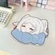 Flilian Extra-shaped Mouse Pad Original Medium-sized Wristguard Computer Keyboard Office Desk Pad Dirty and Anti-Slip