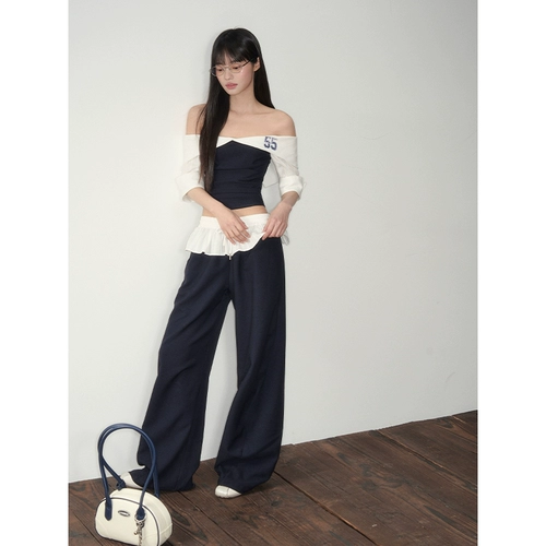 Soote Season Оригинальные спортивные динамичные штаны, открытые плечи