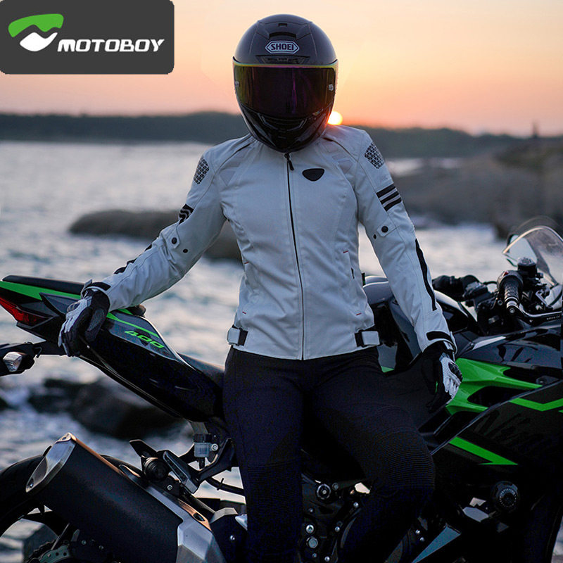 Motoboy motorcycle riding clothes women's spring and summer racing clothes leisure off-road motorcycle waterproof and anti-fall motorcycle travel four seasons