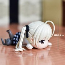 Secondary Yuan car swing piece Domes hand office Q version Cute Girl case decoration Cartoon Cartoon Spring Day Wild Dome press face
