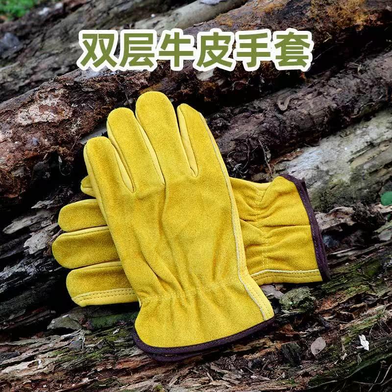 Camping Gloves Outdoor Camping Climbing Non-slip Anti-Spurs Multi-functional anti-burn riding full finger insulation high temperature resistant professional