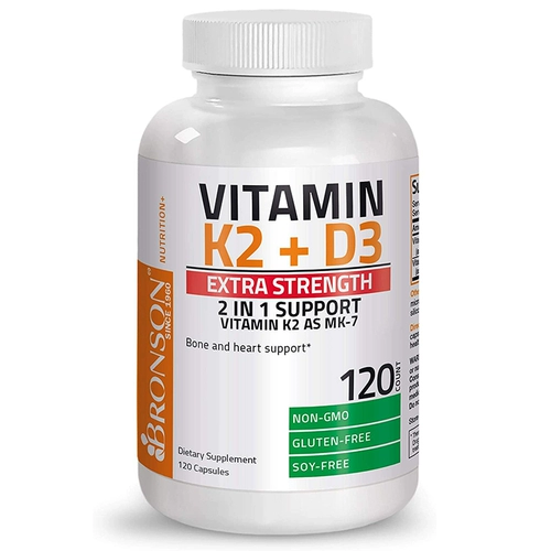 Американская прямая почтовая почта Бронсон Витамин K2 D3 MK7 СЕРД СЕРДА СЕРДА 10000IU кальций кальций кальций кальций