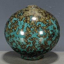 Antiques Qing Dynasty furnace Jun glaze small appreciation bottle full product old goods collection antiques miscellaneous old porcelain folk old collection