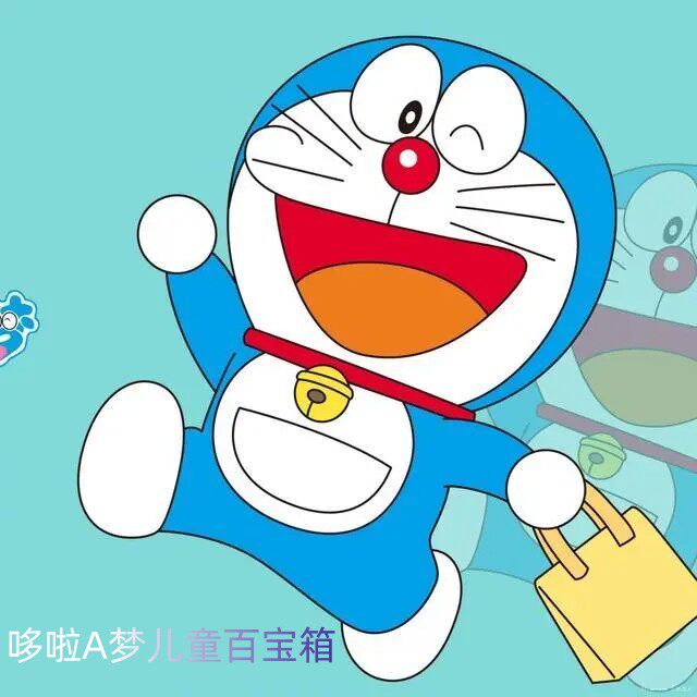 哆啦A梦儿童百宝箱的LOGO
