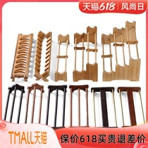 Black Sandalwood Solid Wood Built tea cup shelf Gongfu Tea Drain Containing Rack Cup rack Cup Tocha Road accessories