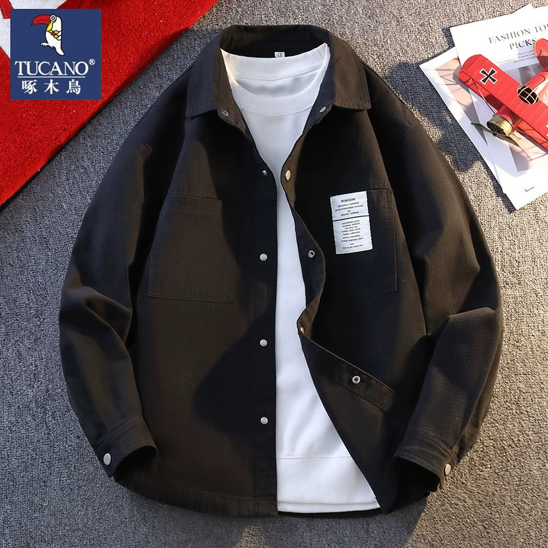 Autumn shirt, jacket, oversize
