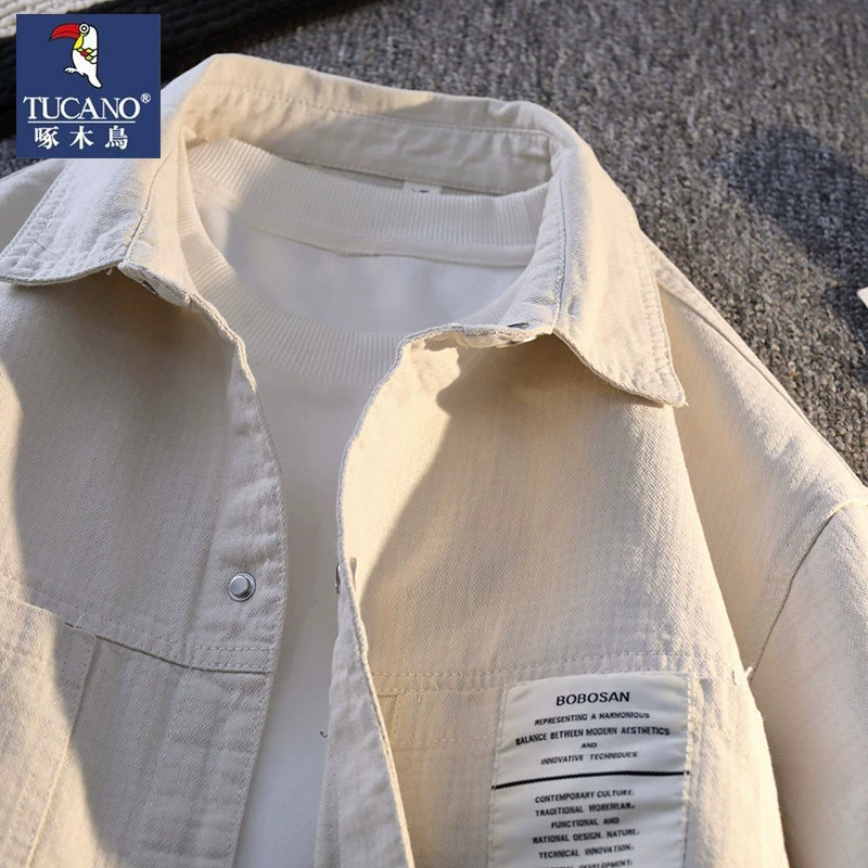 Autumn shirt, jacket, oversize