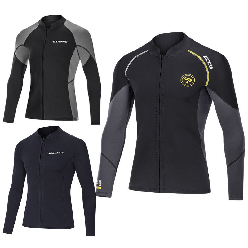 Diving Suit Men 1 5-3MM Split Wet Coat Long Sleeves Long Pants Anti-Cold Snorkeling Surf Motorboat Paddle Board Jellyfish-Taobao