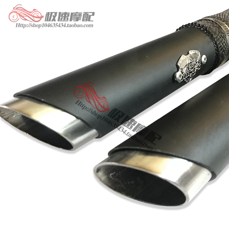 Lifan V16 Cruise Retro Sửa đổi song song Harley V-type song song 250 ống xả Hàng thẳng với ống giảm thanh - Ống xả xe máy ống bô xe máy