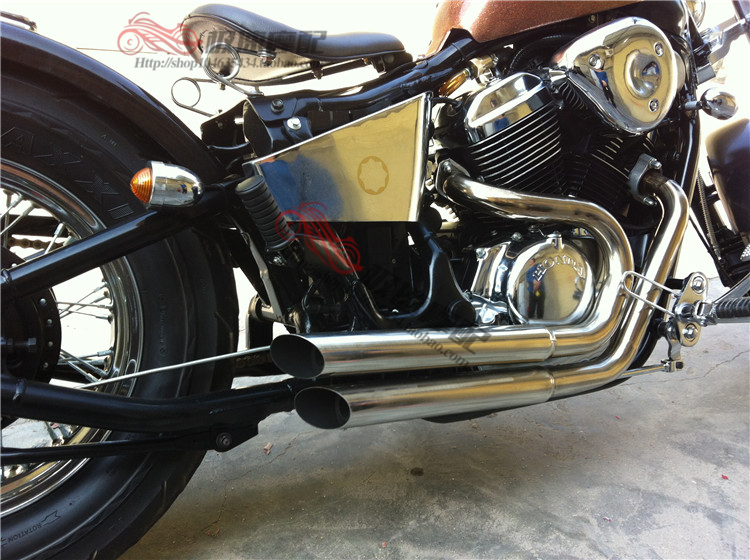 Ống xả Honda Harley 400 retro Ngựa sắt 400 ống xả sửa đổi Ống xả đuôi thẳng Mới - Ống xả xe máy pô xe máy các loại