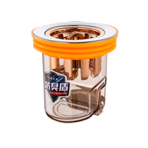 Bathroom floor drain anti-odor inner core sewer pipe anti-return odor artifact anti-insect universal drain filter 1604