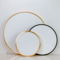 Round oil painting photo frame set table high-quality aluminum alloy frame strip light luxury retro decorative picture frame mounted ins style