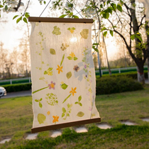 Childrens plant rubbing handmade diy material package tool set rubbing painting intangible cultural heritage leaf dyeing kindergarten