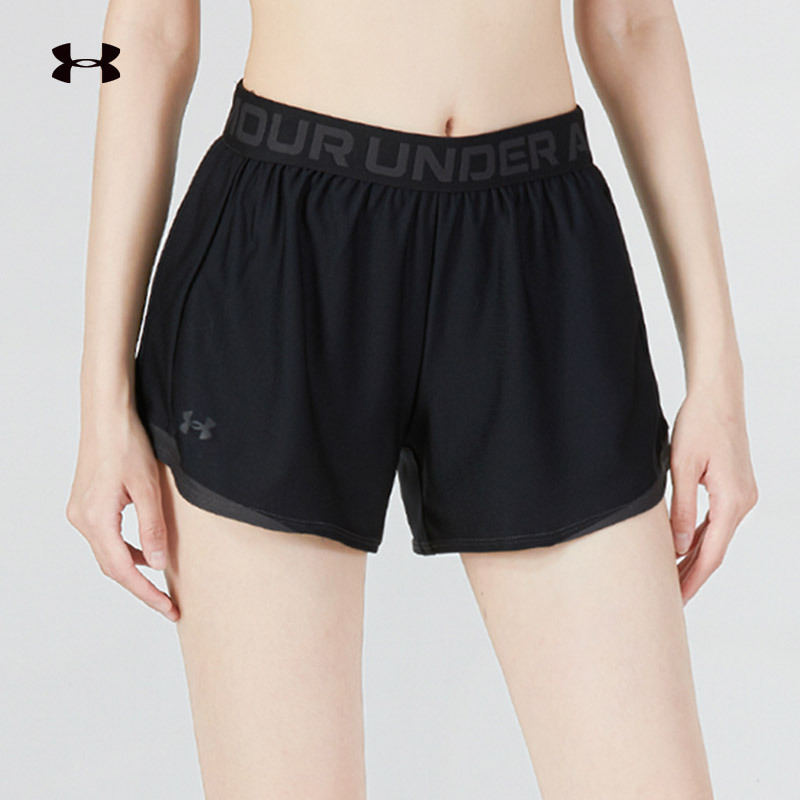 Under Armour Official Women's Shorts Spring Sports Pants Running Fitness Training Pants Breathable Fitness Yoga Pants
