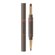 Double-ended lip liner lipstick womens smudged lip plumping lip brush waterproof long-lasting nude lip pencil naturally outlines the lip shape