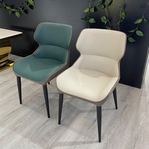 Modern minimalist home Chair Dining Chair Dining Stool Backrest Comfort Hotel Dining Room Chair Bedroom Dresser Chair