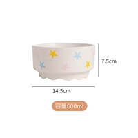 Звездная модель - керамическая нагревательная чаша 600 мл (рекомендуемые кошки и маленькие и средние собаки)