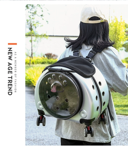 Чемодан, тележка, портативный космический рюкзак для выхода на улицу, домашний питомец, кот