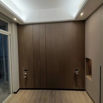 Environmentally friendly bamboo wood fiber wall plate PVC roof fabric all-household buckle board seamlessly integrated lock fitting and decoration self-decoration